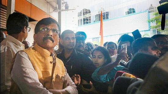 Sanjay Raut said that the party would grow and achieve newer heights as the leadership rebuilt it. (PTI)