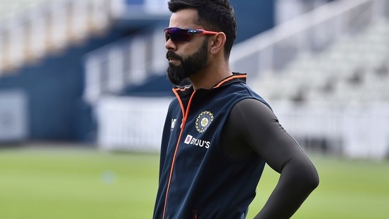 India's Virat Kohli watches during a training session(AP) India's Virat Kohli watches during a training session(AP)
