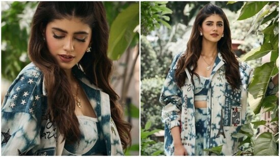 Sanjana Sanghi is currently awaiting the release of her upcoming film Om The Battle Within. Sanjana, who has started the promotions of the film in full swing, shared a set of pictures from her promotion diaries in Delhi. On Thursday, the actor brushed our midweek blues away with summer look in a stunning co-ord set.(Instagram/@sanjanasanghi96)