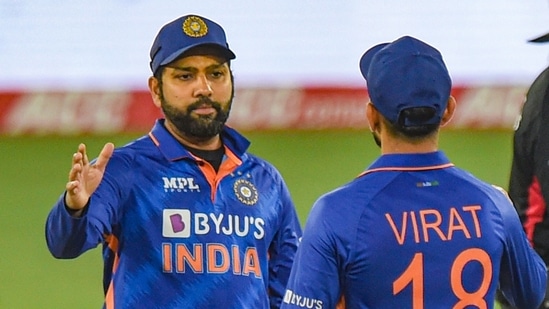 Rohit Sharma and Virat Kohli(PTI)