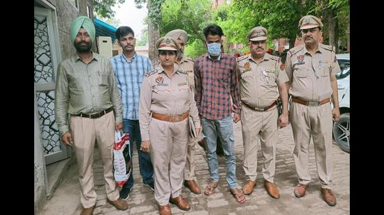 The 30-year-old man who killed an elderly woman was arrested in Amritsar on Thursday. (HT Photo)