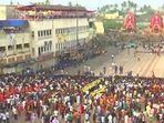 A view in Odisha's Puri ahead of Jagannath Rath Yatra. (ANI)
