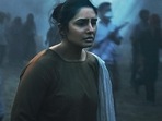 Huma Qureshi in a still from Netflix’s Leila. Huma Qureshi in a still from Netflix’s Leila.