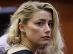 Amber Heard during her defamation trial against ex-husband Johnny Depp in a US court. (Reuters)