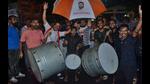 Eknath Shinde’s supporters celebrate his elevation to State Chief Minister’s post. With the Shinde group sharing power equation with BJP at the State, questions are now raised if he would lose complete dominance over Thane Municipal Corporation at the civic elections as he would be forced to share seats with the BJP. (PRAFUL GANGURDE/HT PHOTO) Eknath Shinde’s supporters celebrate his elevation to State Chief Minister’s post. With the Shinde group sharing power equation with BJP at the State, questions are now raised if he would lose complete dominance over Thane Municipal Corporation at the civic elections as he would be forced to share seats with the BJP. (PRAFUL GANGURDE/HT PHOTO)