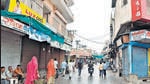 Markets remained shut in Bikaner, as a mark of protest against the tailor’s killing in Udaipur, on Friday. (ANI) Markets remained shut in Bikaner, as a mark of protest against the tailor’s killing in Udaipur, on Friday. (ANI)