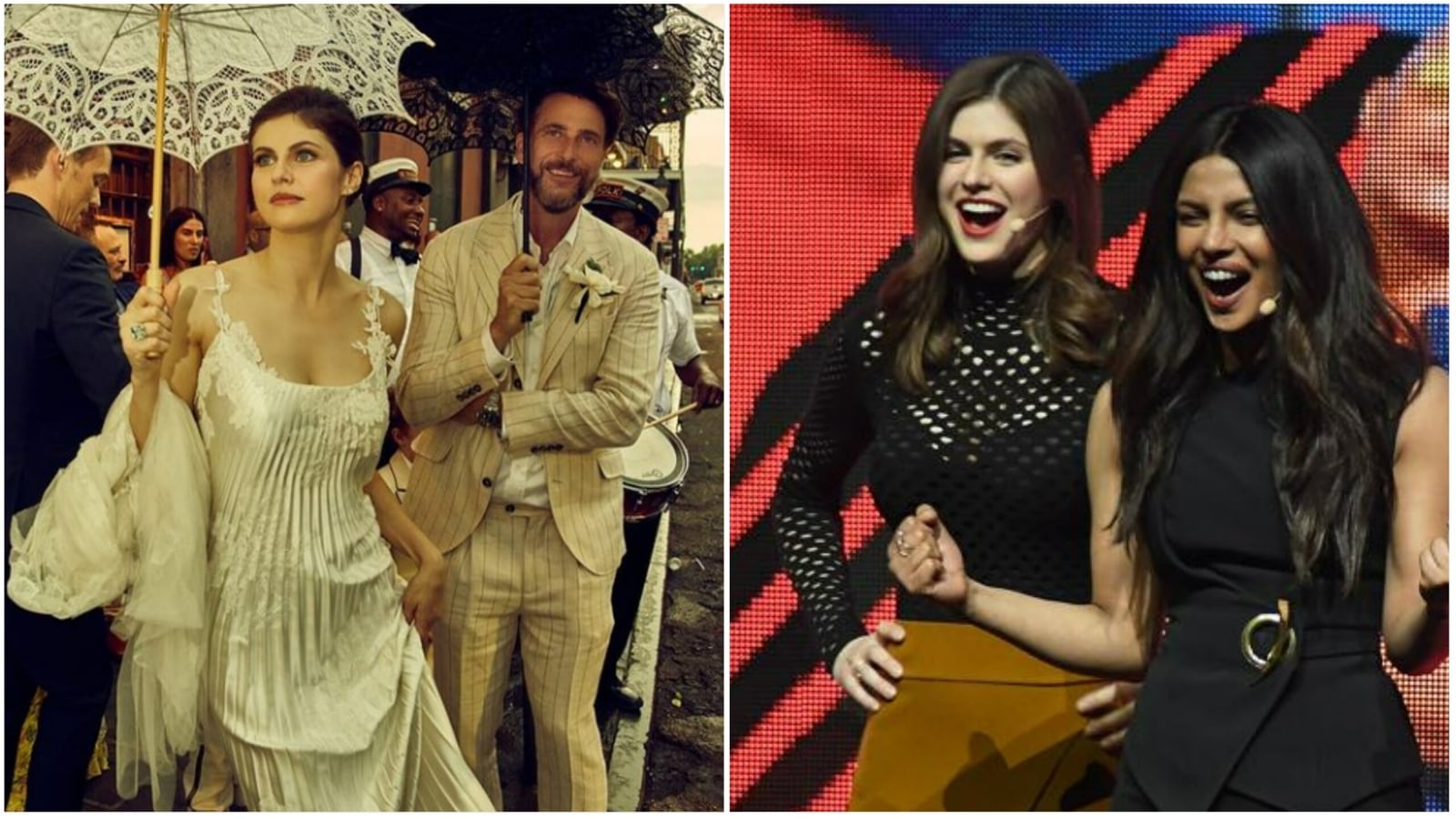 Alexandra Daddario's Fairytale Wedding Pics Impress Priyanka