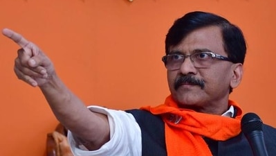 Shiv Sena leader Sanjay Raut. (HT PHOTO)