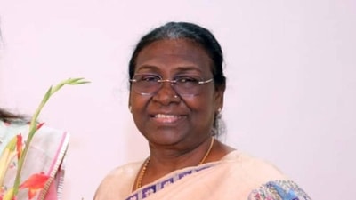 NDA’s presidential nominee Droupadi Murmu. (ANI) NDA’s presidential nominee Droupadi Murmu. (ANI)