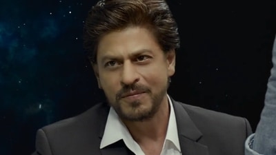 Shah Rukh Khan in a still from Rocketry: The Nambi Effect. Shah Rukh Khan in a still from Rocketry: The Nambi Effect.