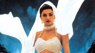 Sushmita Sen on the poster of Dastak. Sushmita Sen on the poster of Dastak. 