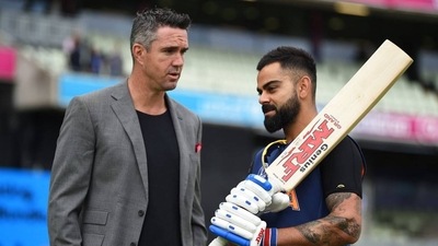 Kevin Pietersen with Virat Kohli (Getty) Kevin Pietersen with Virat Kohli (Getty)