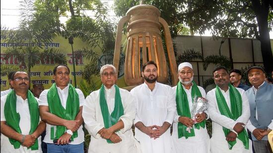 Four All India Majlis-E-Ittehadul Muslimeen (AIMIM) legislators switched to the Rashtriya Janata Dal (RJD) in Bihar on Thursday. (PTI)