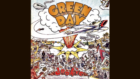 Green Day’s 1994 song Burnout invokes industrial-age imagery of shuffling lines of workers and calls them “walking dead”.