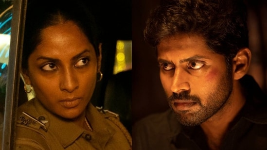 Kathir Sriya (Kathir and Sriya Reddy star in the Tamil crime thriller Suzhal: The Vortex.)