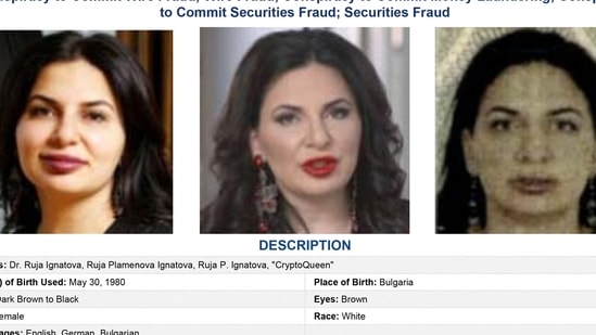 This image of a "Most Wanted" poster obtained from the FBI on June 30, 2022, shows Ruja Ignatova. - Ignatova, dubbed the "Crypto Queen." after she raised billions of dollars in a fraudulent virtual currency scheme was placed on the FBI's 10 most wanted fugitives list June 30, 2022. (Photo by Handout / FBI / AFP) /&nbsp;