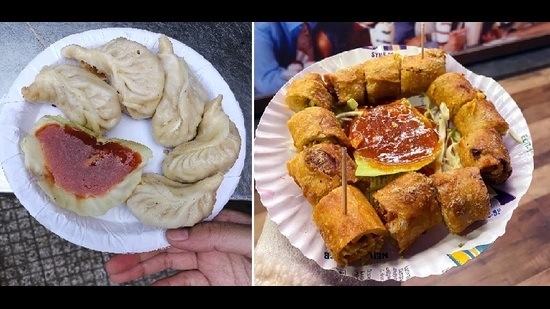 Momo and spring roll on a chilly monsoon day are an absolute delight!