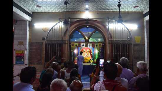 Veni Madhav temple of Prayagraj. (HT Photo)