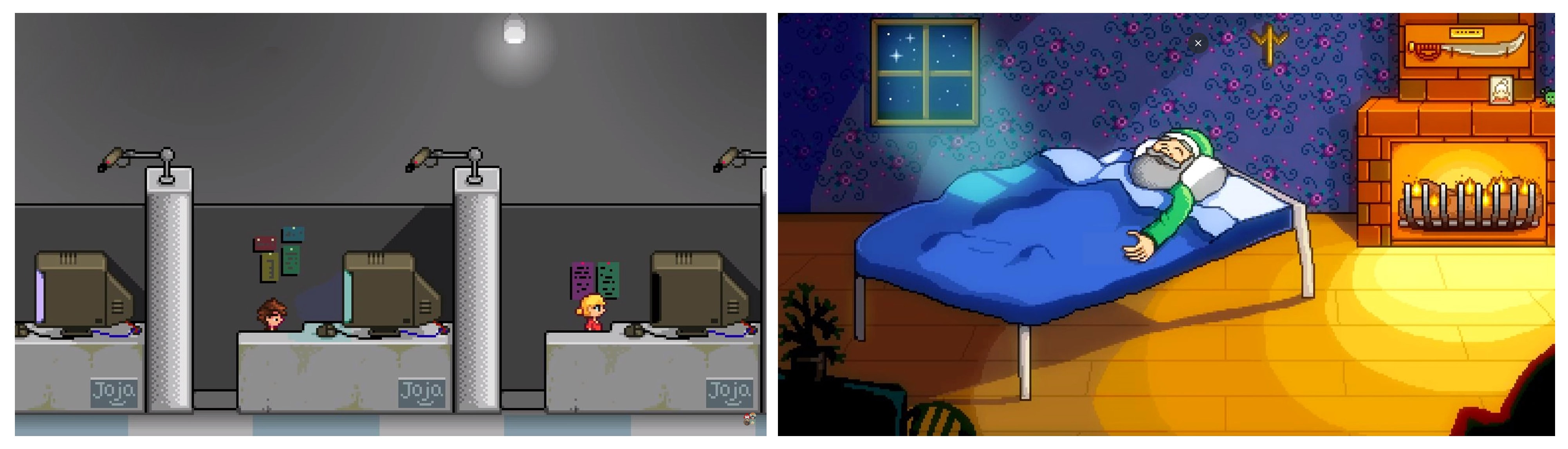 In the game Stardew Valley, a dying man leaves his grandson a message: ‘... you’re in desperate need of change. The same thing happened to me a long time ago.’