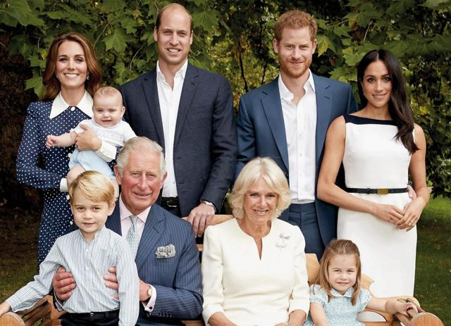 To commemorate Prince Charles’ 70th birthday in 2018, the royal family released a portrait of him and Camilla with his sons, their wives, and his grandchildren To commemorate Prince Charles’ 70th birthday in 2018, the royal family released a portrait of him and Camilla with his sons, their wives, and his grandchildren