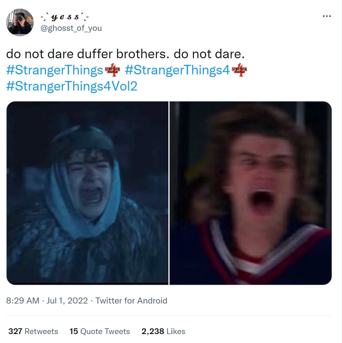 Netflix released Stranger Things Season 4 volume 2, fans share memes