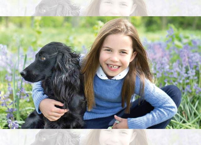 Princess Charlotte on her seventh birthday Princess Charlotte on her seventh birthday