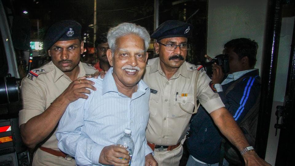 Telugu poet P Varavara Rao. (FILE PHOTO) Telugu poet P Varavara Rao. (FILE PHOTO)
