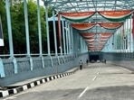 The Y-shaped underpass on Benito Benito Juarez Marg (Twitter/Manish Sisodia)