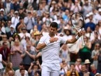 Serbia's Novak Djokovic acknowledges the crowd after winning his third round match against Serbia's Miomir Kecmanovic