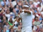 Spain's Rafael Nadal during his second round match against Lithuania's Ricardas Berankis&nbsp;