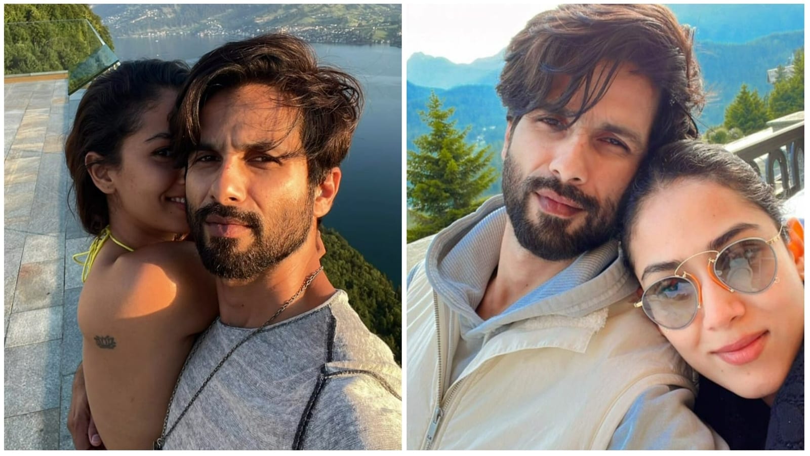 Shahid Kapoor shares romantic pics with Mira Rajput from ...