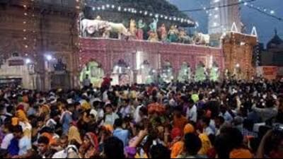 Mudiya Poornima Mela at Goverdhan in Mathura. (HT FILE PHOTO) Mudiya Poornima Mela at Goverdhan in Mathura. (HT FILE PHOTO)