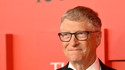 US businessman Bill Gates arrives for TIME 100 Gala at Lincoln Center in New York, June 8, 2022. (Photo by ANGELA WEISS / AFP) (AFP)
