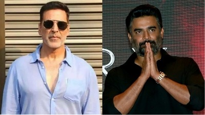 Akshay Kumar responded to R Madhavan's remark. Akshay Kumar responded to R Madhavan's remark.