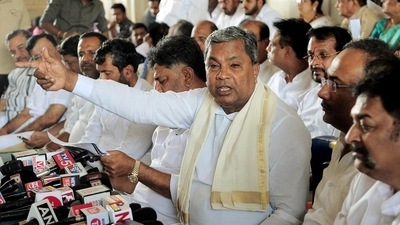 File photo of Senior Congress leader Siddaramaiah. (ANI) File photo of Senior Congress leader Siddaramaiah. (ANI)