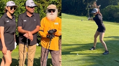 Rakul Preet Singh, Kapil Dev and Sadhguru in Washington DC. Rakul Preet Singh, Kapil Dev and Sadhguru in Washington DC.