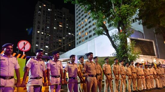 The MLAs, who reached the city on Saturday evening, will be staying at President Hotel at Cuffe Parade and after the floor test, they will leave for their constituencies (HT Photo)