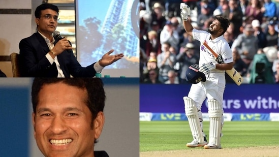 Sourav Ganguly; Sachin Tendulkar; Rishabh Pant