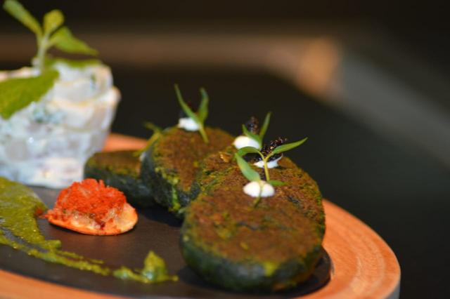 Palak Dahi Kebab Palak Dahi Kebab