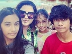 Farah Khan has shared her vacation photos. Farah Khan has shared her vacation photos.
