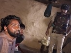 Lashkar-e-Toiba terrorists in custody of Jammu and Kashmir Police.(Twitter/Police Media Centre, Jammu) Lashkar-e-Toiba terrorists in custody of Jammu and Kashmir Police.(Twitter/Police Media Centre, Jammu)