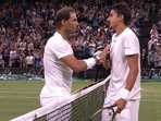Rafael Nadal with Lorenzo Sonego Rafael Nadal with Lorenzo Sonego