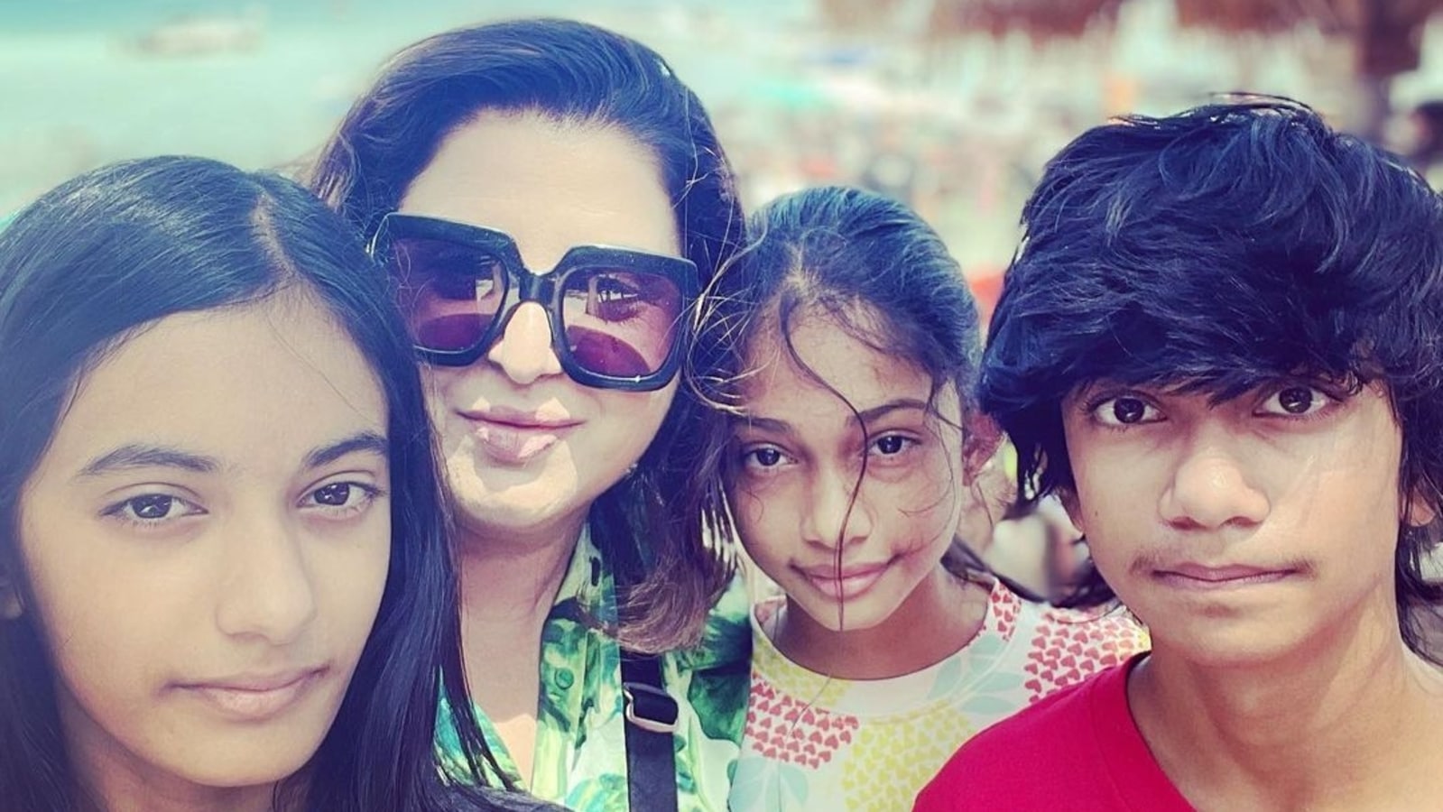 Farah Khan shares pictures from Thailand trip, says she struggled with getting her ‘triplets to pose’. See pics