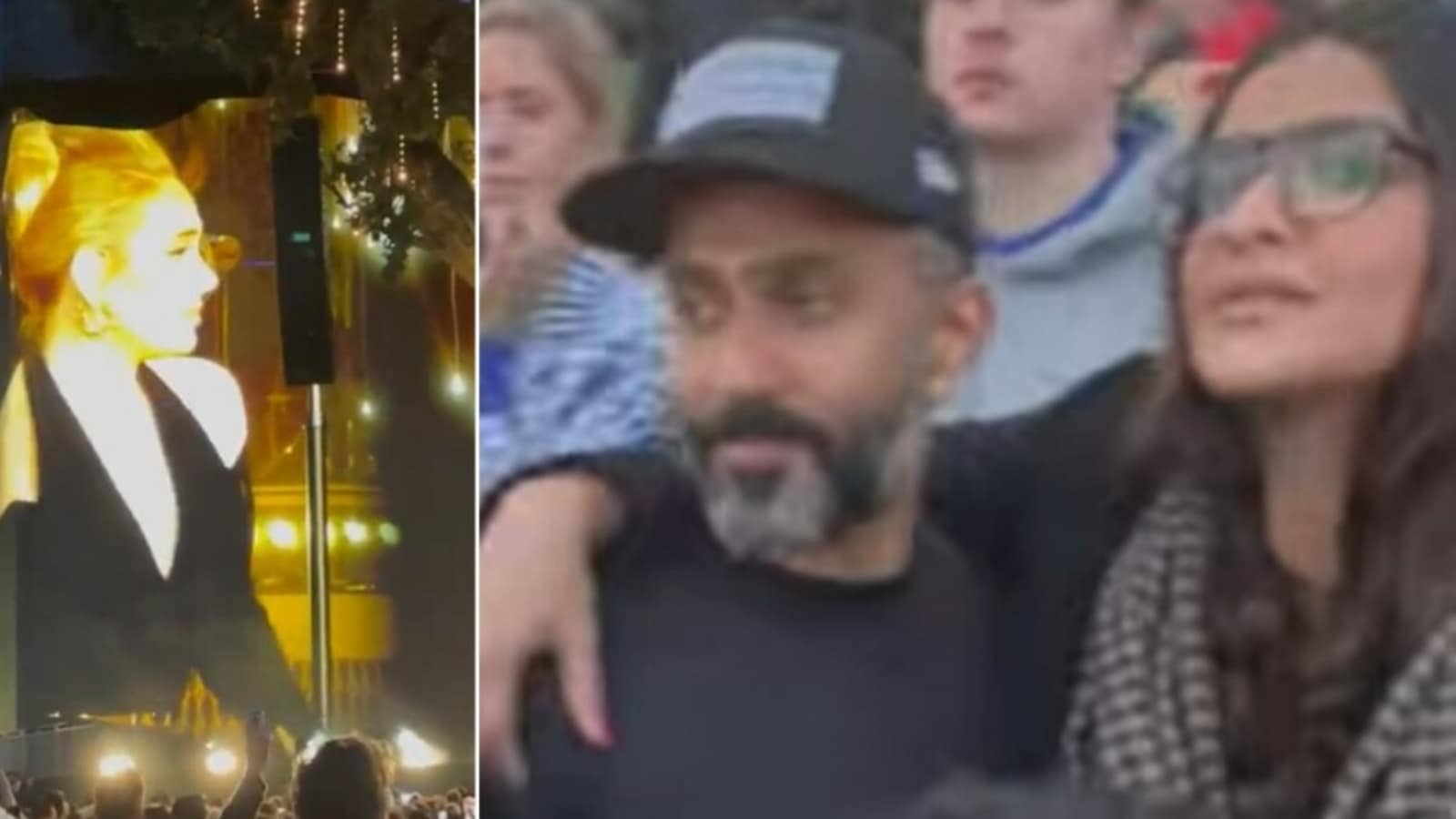 Sonam Kapoor and Anand Ahuja attend Adele’s London show, sing Someone Like You with other concert-goers. Watch