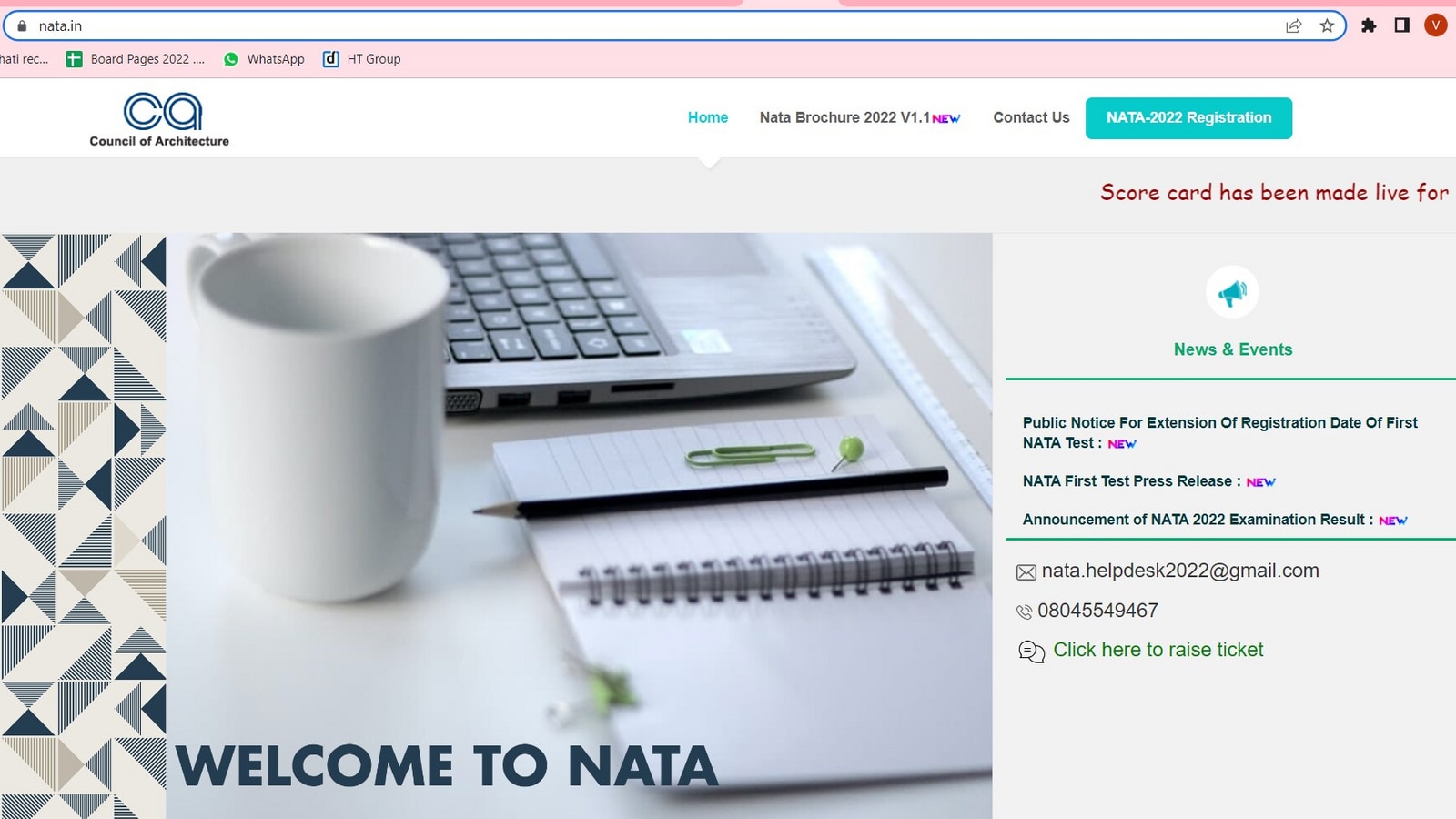 NATA phase 2 admit card releasing tomorrow at nata.in