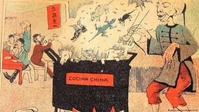 A poster depicting racist stereotypes in South America (public domain/Rubén Polar ) A poster depicting racist stereotypes in South America (public domain/Rubén Polar )