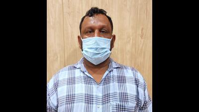 Drug racket kingpin Vishal, alias Vinay. Drug racket kingpin Vishal, alias Vinay.