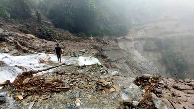 Flash floods affected Arunachal Pradesh. (ANI Photo/Representative image)