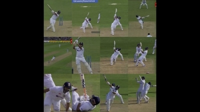 The collage of Rishabh Pant's batting against England in the fifth Test was shared by Anand Mahindra on Twitter. (Twitter/@anandmahindra) The collage of Rishabh Pant's batting against England in the fifth Test was shared by Anand Mahindra on Twitter. (Twitter/@anandmahindra)