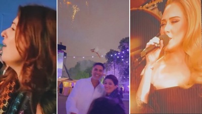 Twinkle Khanna attended Adele's concert.